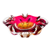 Coupe Sommerso Josef Hospodka - Verre de Bohême Art Design - Circa 60