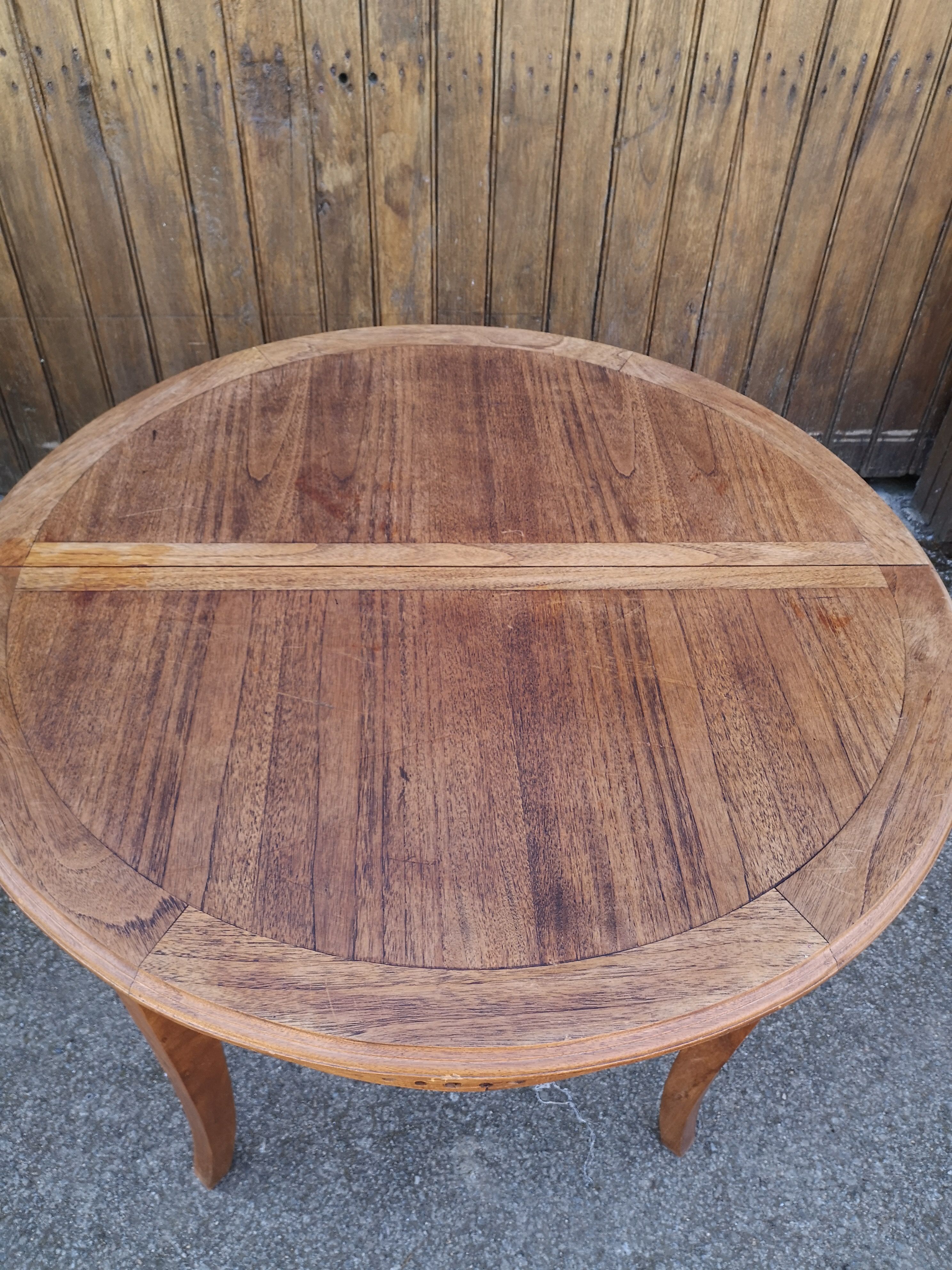 Teak dining table