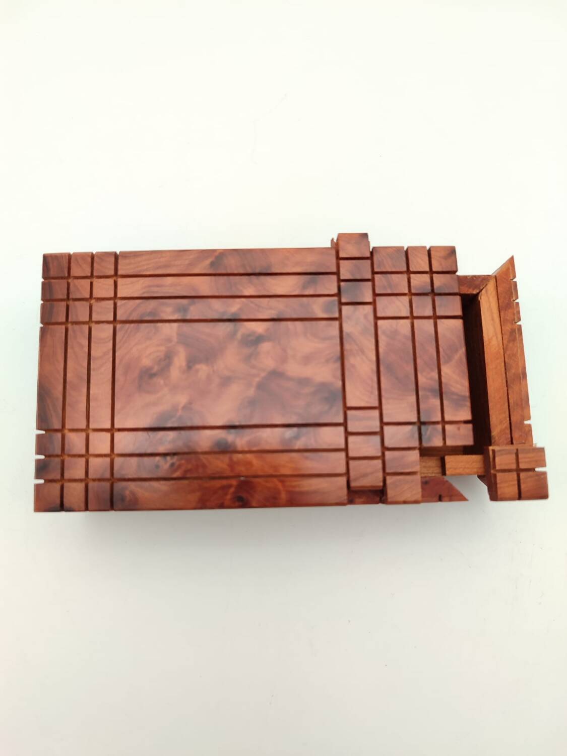 Secret box made of noble thuya wood