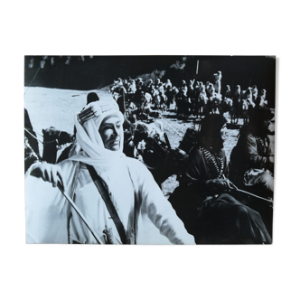 Press photo of the filming "Lawrence of Arabia" David Lean