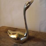 Cygne en laiton vintage