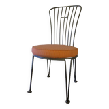 Mid century cast iron garden chair