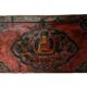 Grand Coffre ancien tibetain en bois avec peinture de bouddha XVIII