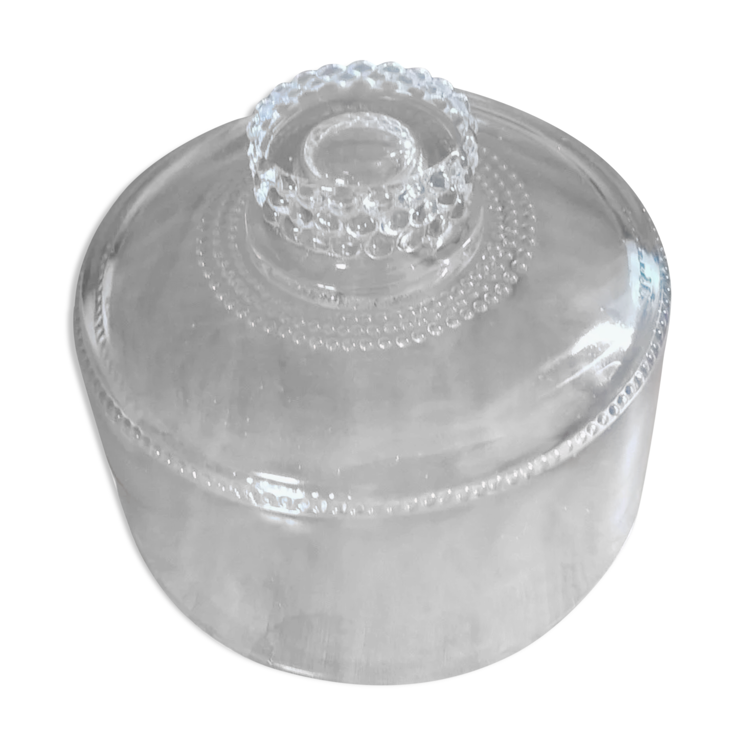 Bell molded glass beads