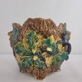 Wasmuël / Onnaing Art Nouveau barbotine planter