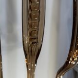 Metal candlestick, Murano glass ornament