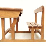 Miniature wooden desk for dolls