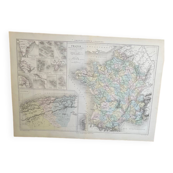 Carte France et Colonies
