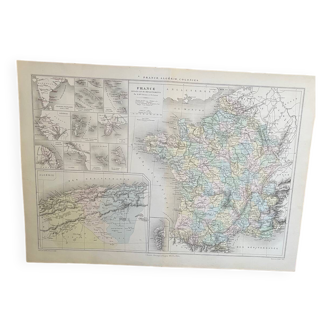 Carte France et Colonies