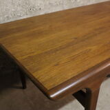 Samcom scandinavian expandable teak table