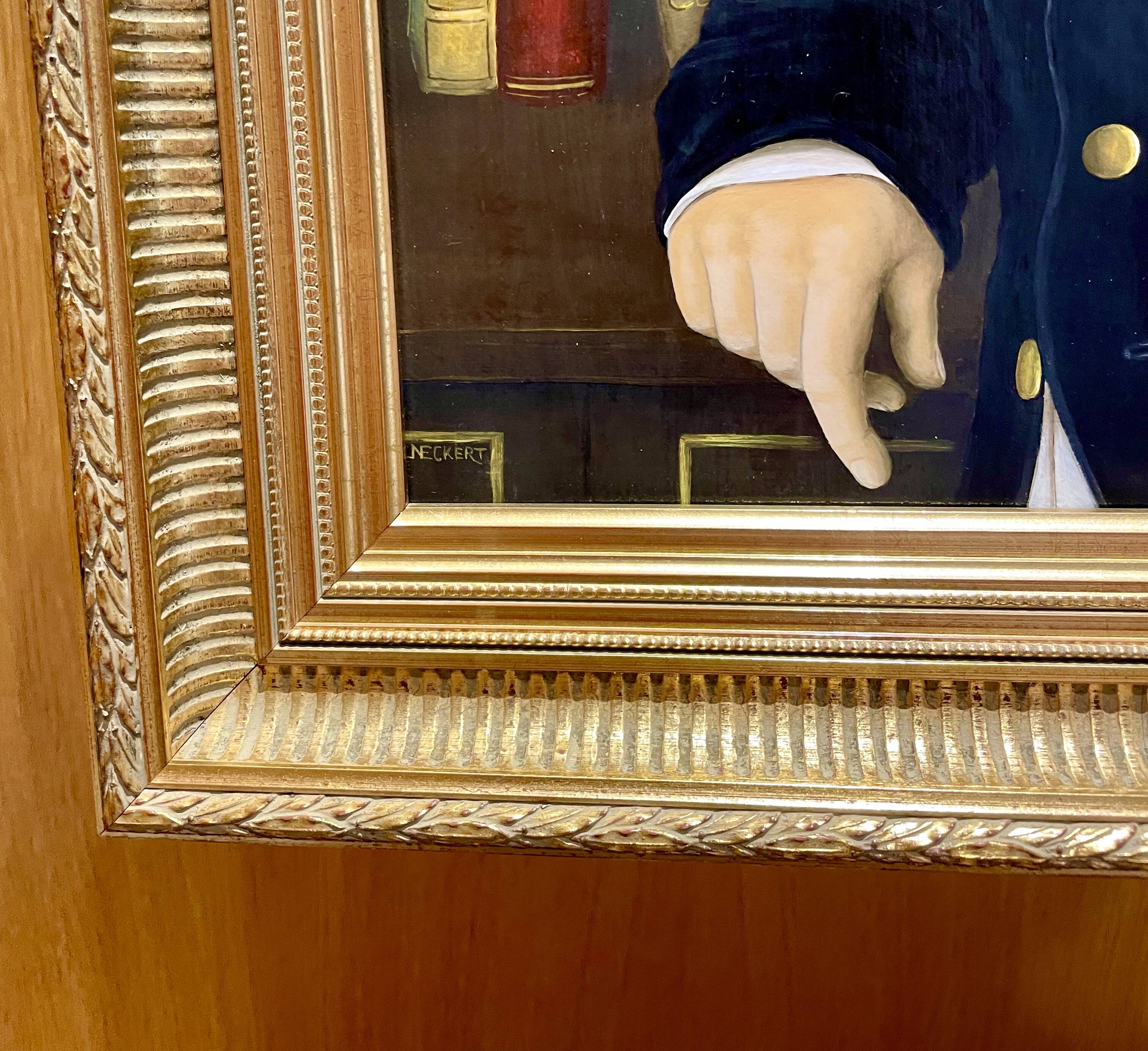 19th century oil portrait