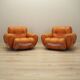 Ensemble de fauteuils orange, design Space Age, années 1960, production : Italie