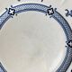 Set of 6 flat plates Terre de Fer KG Lunéville, model "Jane", blue, 1890-1915