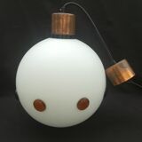 Pendant lamp ball in opaline