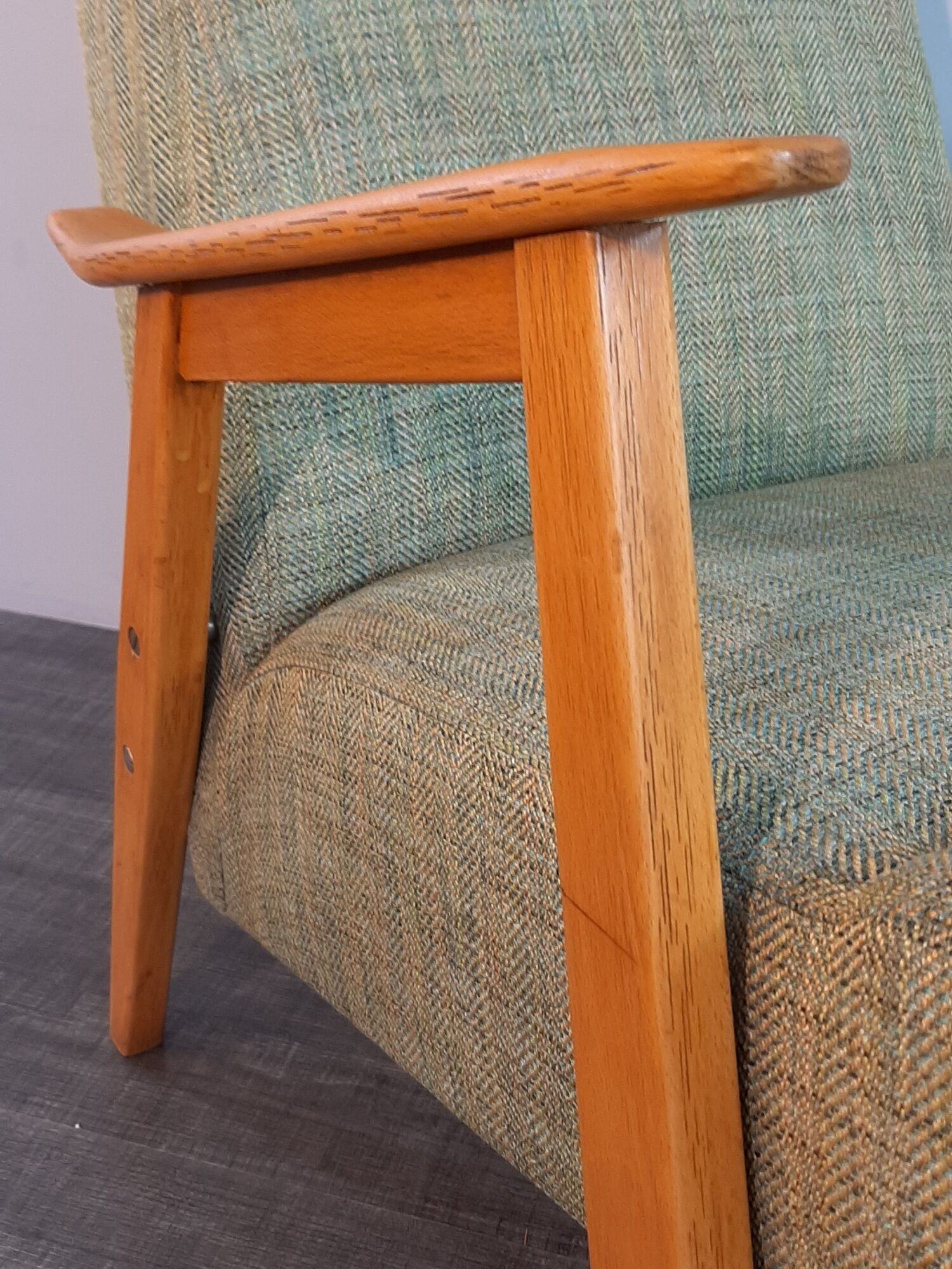 Pair of Interier Praha chairs, Czechoslovakian vintage 1960s