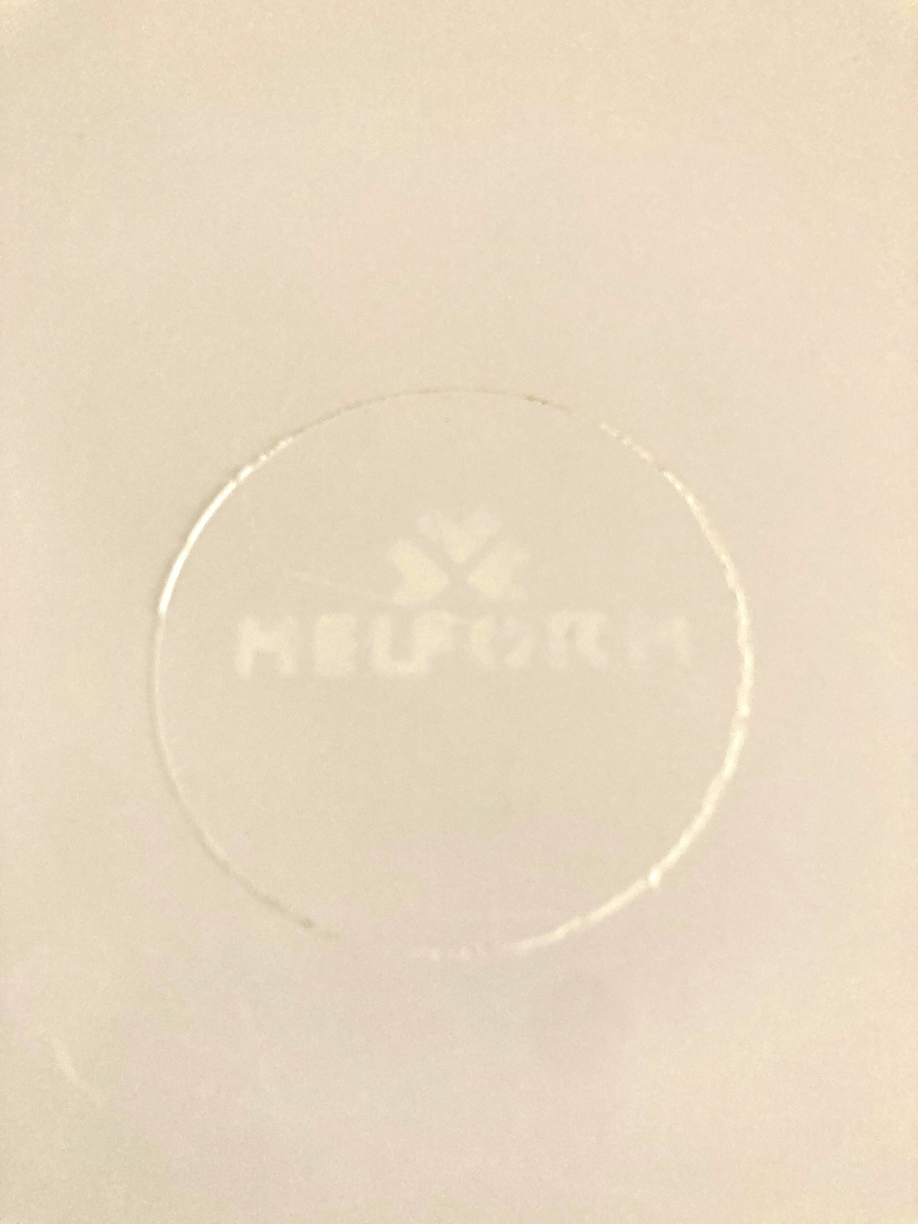 Large oval serving tray with floral patterns Melform