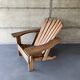 2000s pine Adirondack armchair