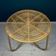 Vintage bamboo coffee table, Italy, 1960s
