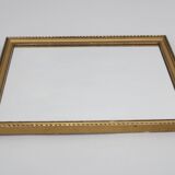 Miroir en bois doré, années 1950