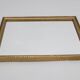 1950s Mirror in Golden Wood Frame
