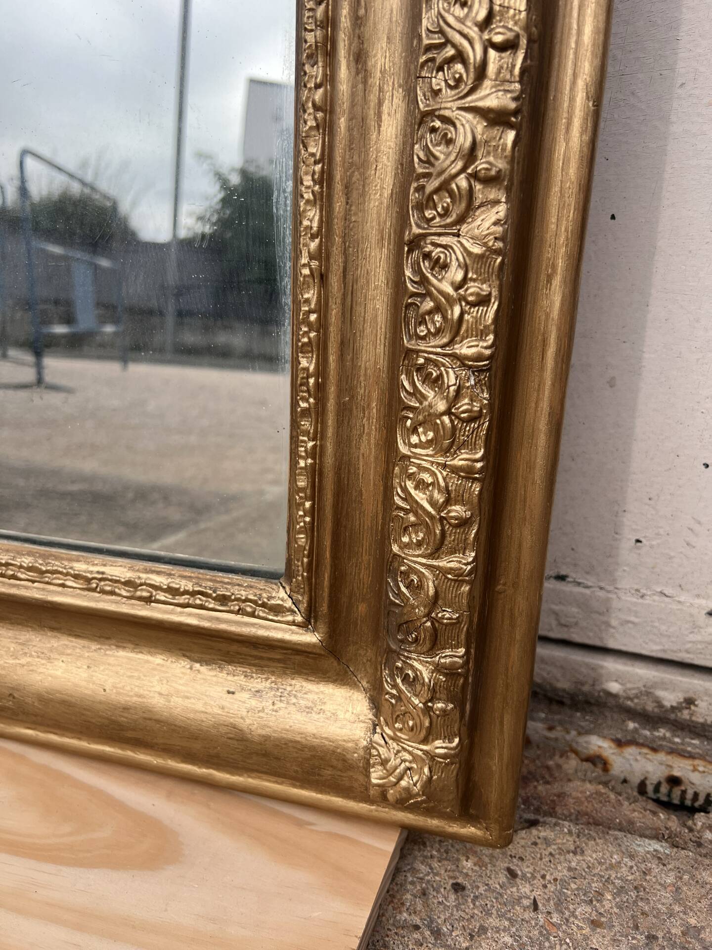 Louis Philippe gilded mirror