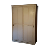 Large Parisian wardrobe with sliding doors