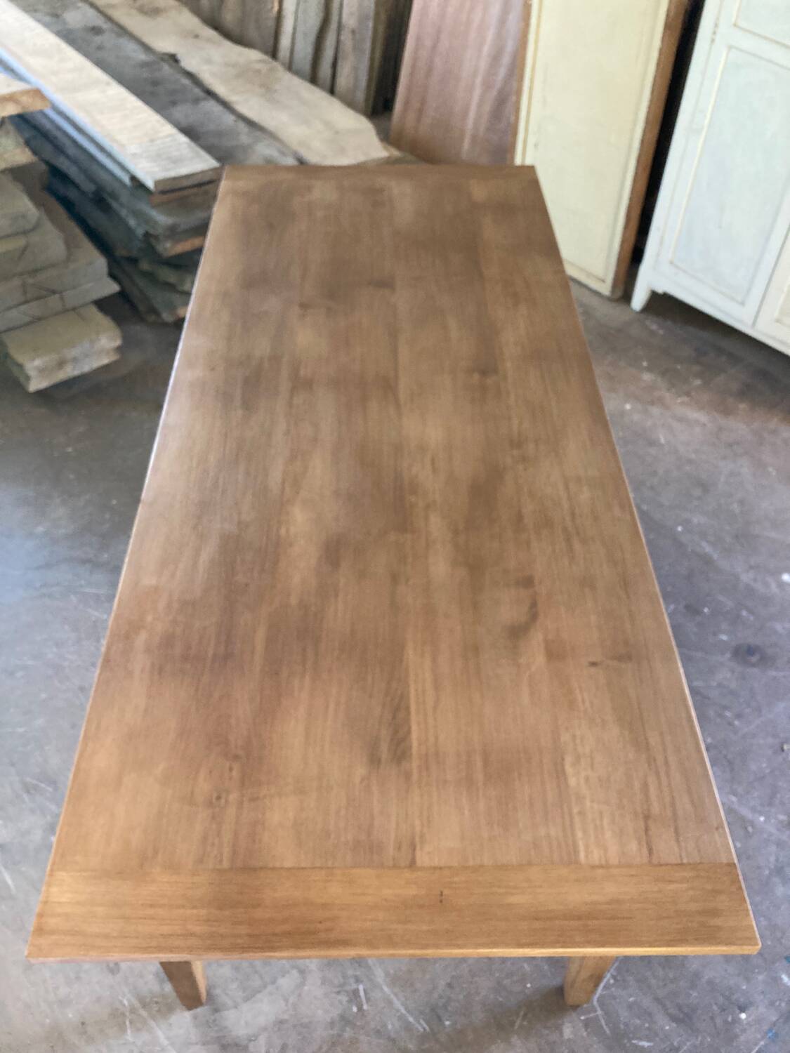 Solid oak farm table