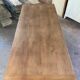 Solid oak farm table
