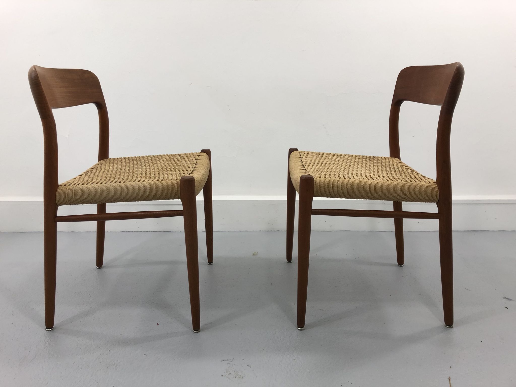 Danish Teak 56 chairs by Niels Otto Møller for J. L. Møllers
