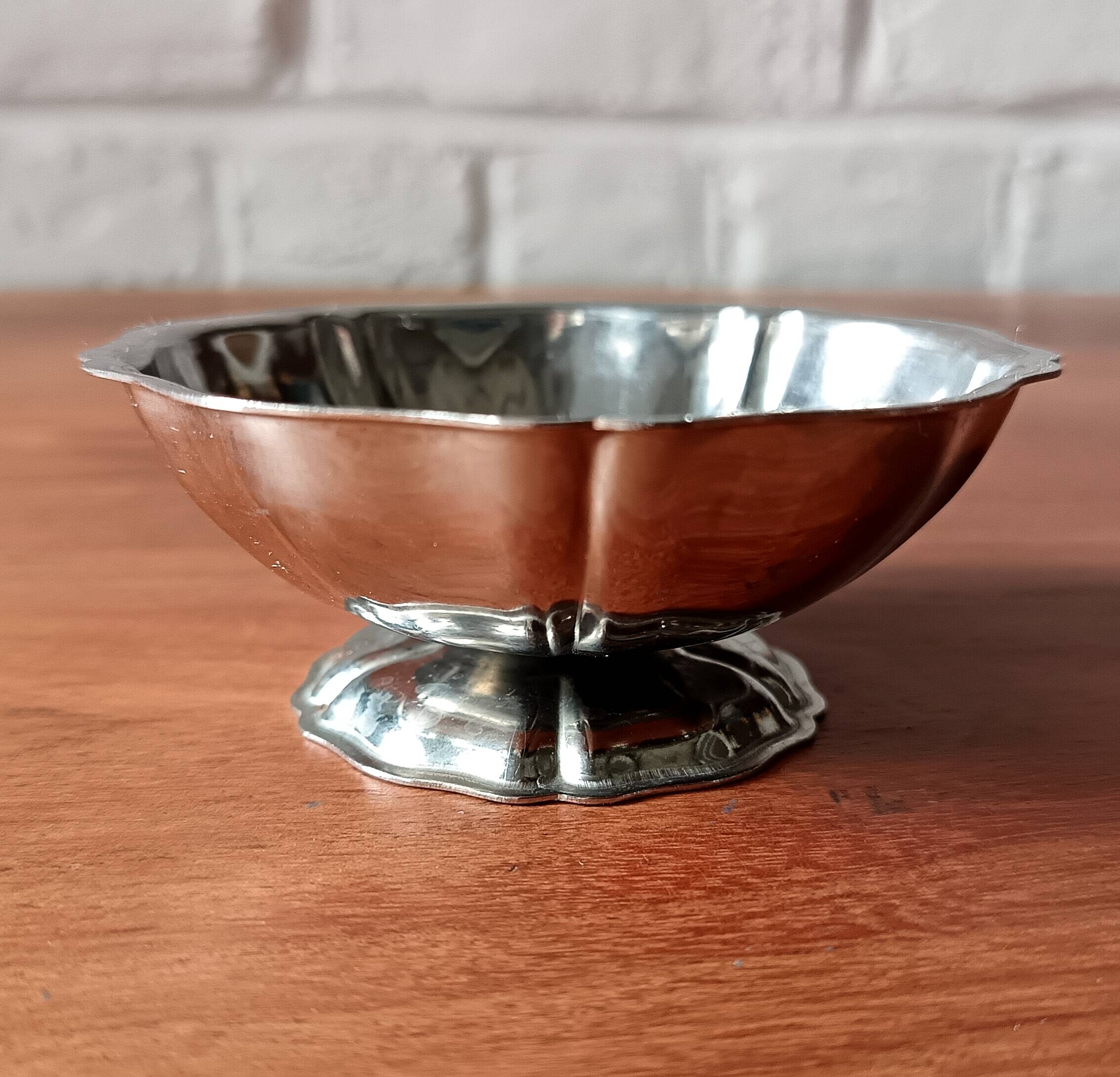 6 coupes à glace en acier inoxydable vintage