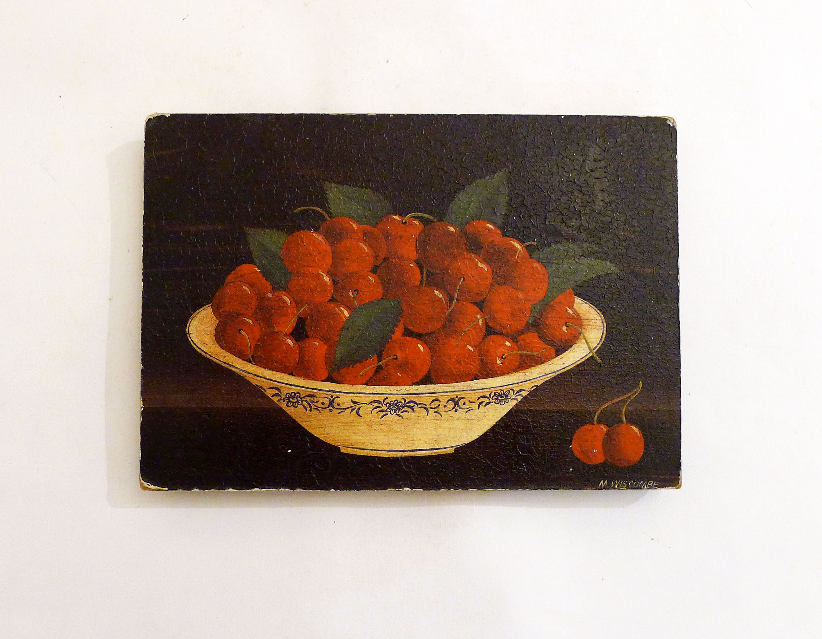 Small still life with cherries