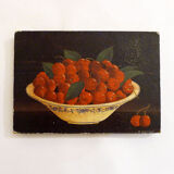 Small still life with cherries