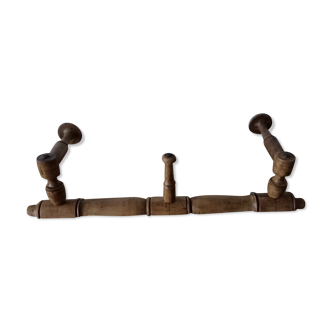 Wooden coat rack