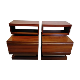 Paire de chevets scandinave année 70