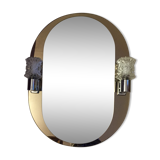 Vintage 75 x 56 bath mirror