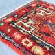 tapis velouré oriental vintage - 40cm x 62cm