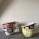 Lot de 8 tasses vintage