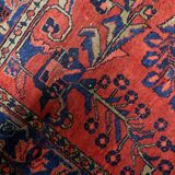 Antique Persian Lilihan handmade rug 173 x 200 cm 1920s - 1C1216