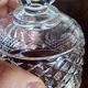 Cut crystal butter dish - Superb shine