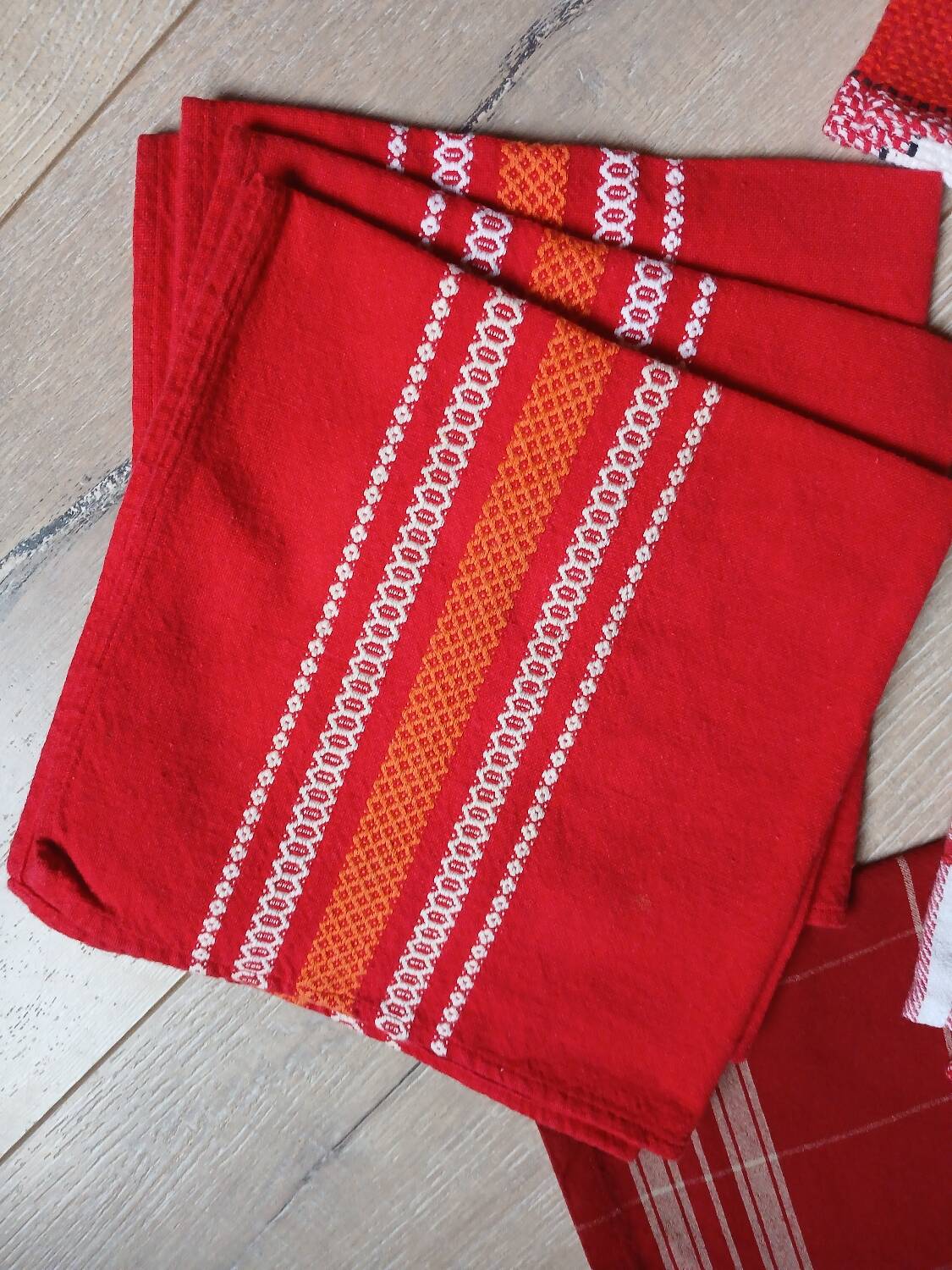 Set of 9 vintage napkins