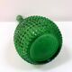 Green carafe Empoli Italy with diamond points - 1960