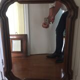 Wooden mirror