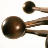 ball brutalist coatrack wood scandianvian