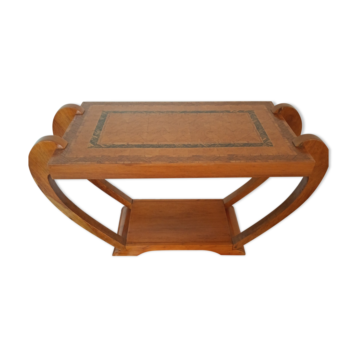 Inlaid coffee table