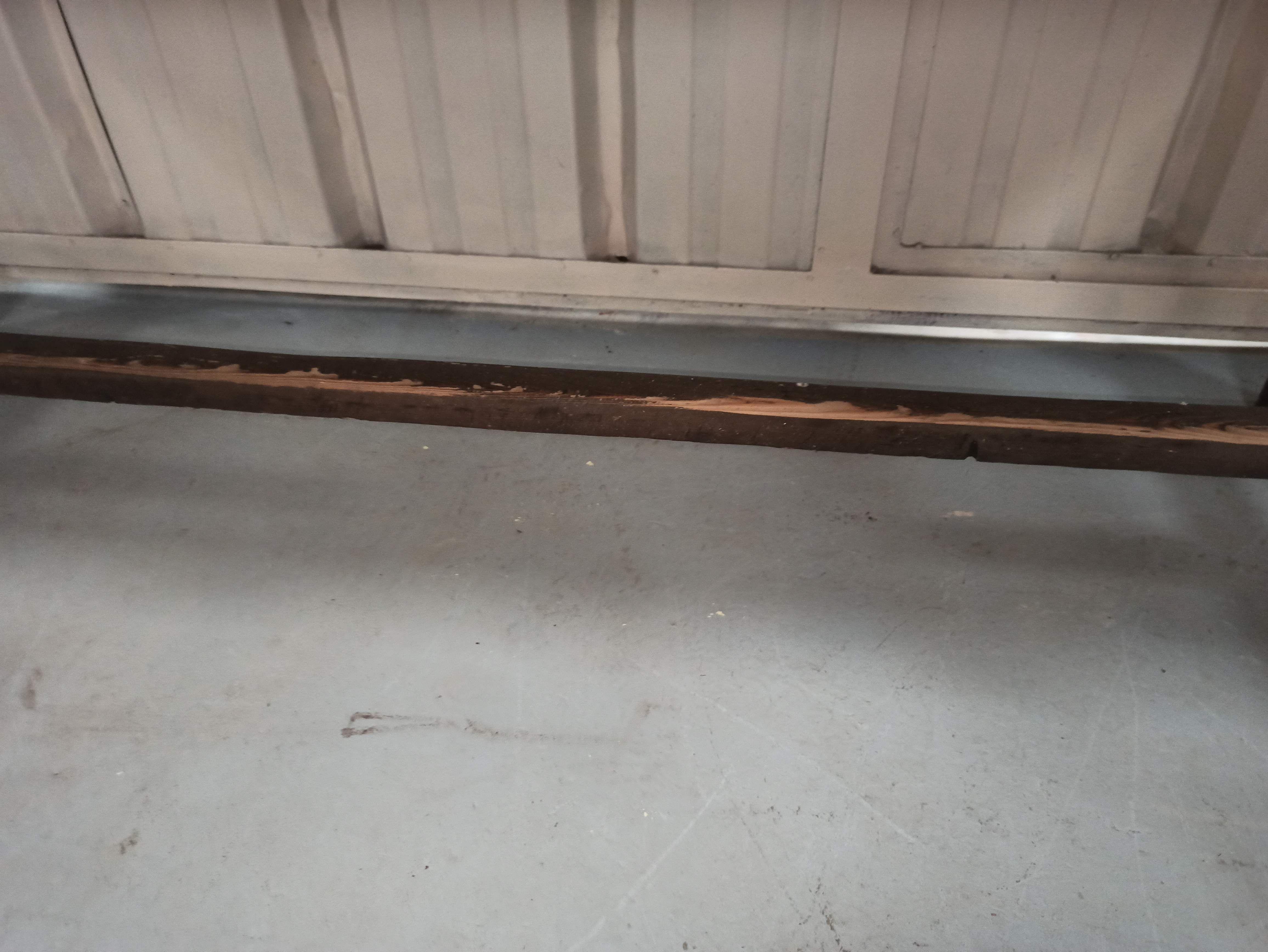 181 cm - Patinated spacer farm table