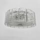 Mid-century glass tubes flush mount by Doria Leuchten, Germany, 1960s