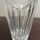 Lead crystal fan vase - Cristal d'Arques, 1980s