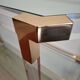 Hollywood Regency Bookshelf - Lucite & Brass - 1980s
