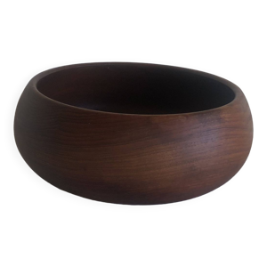 Saladier en teck scandinave