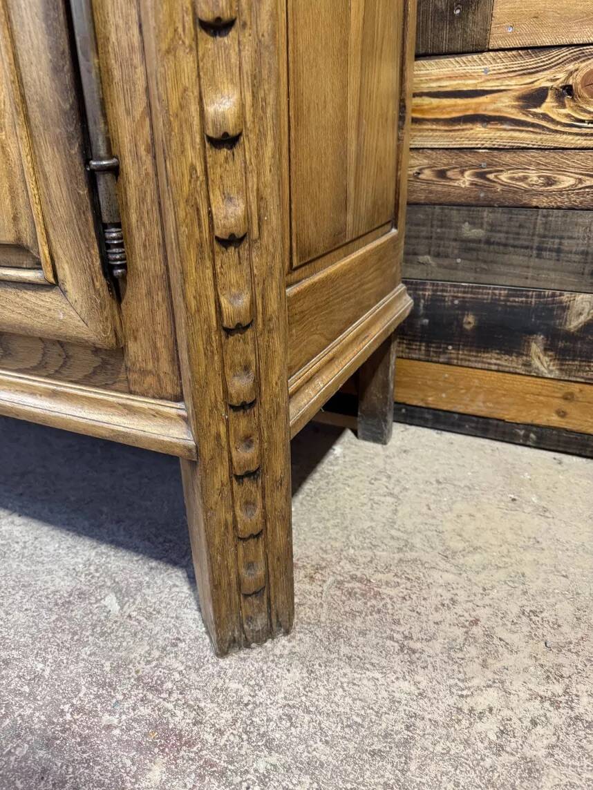 Large Art Deco sideboard in oak - Modernist Design 1950